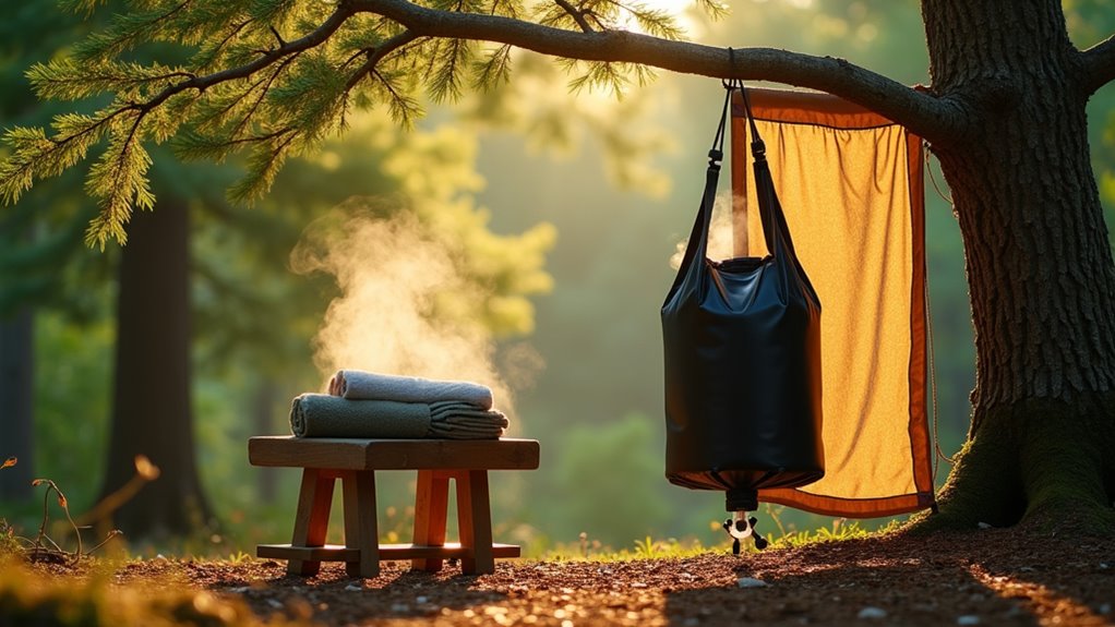 diy solar camp shower
