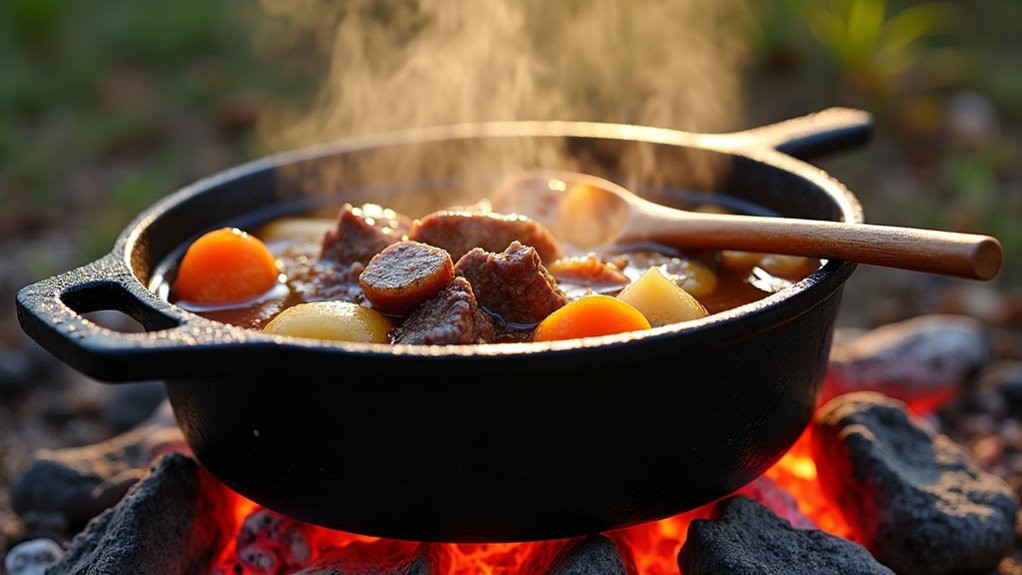 dutch oven hearty camp stew