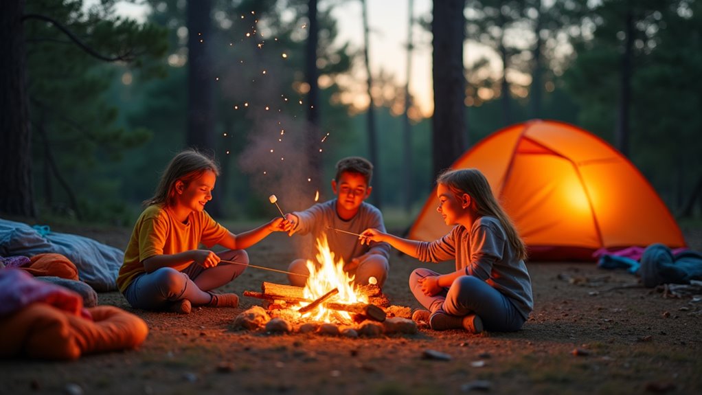 encourage kids camping enthusiasm