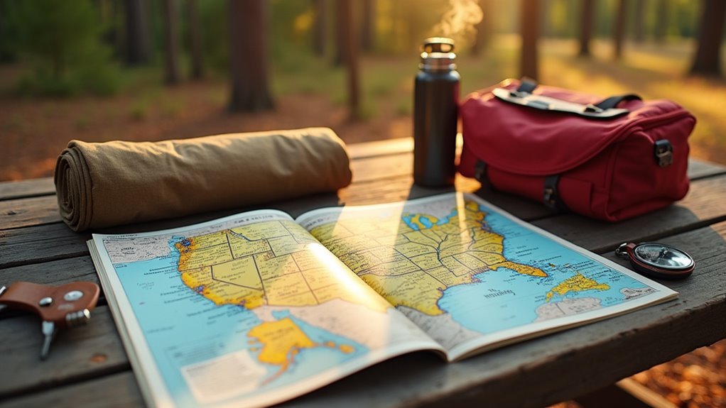 end of summer camping itinerary