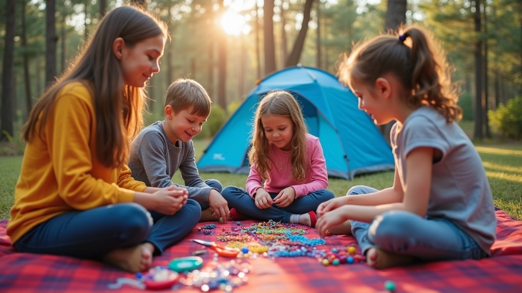 engaging outdoor camping activities