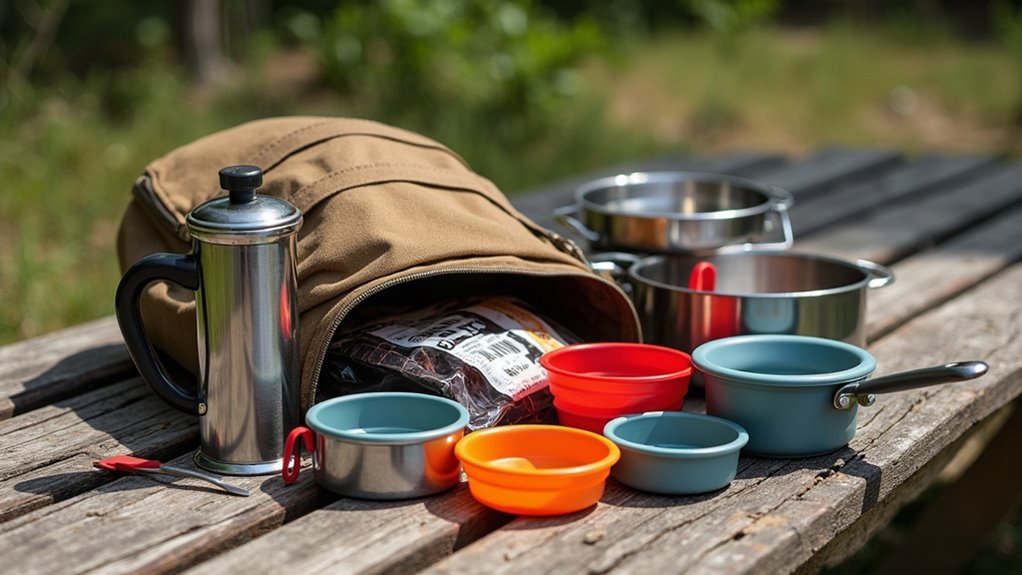 essential camping cooking gear