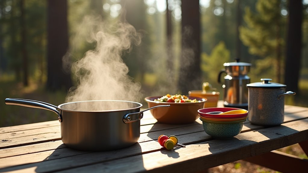 essential camping cookware features