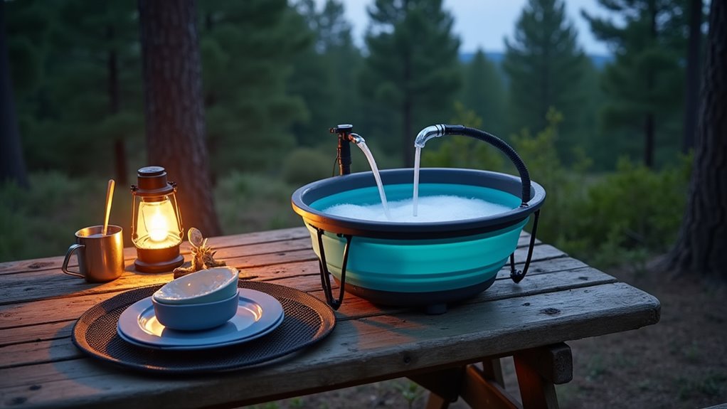 essential camping sink features