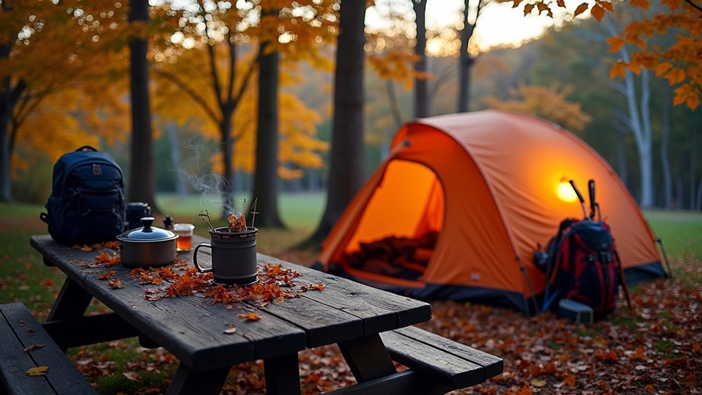 fall camping gear essentials