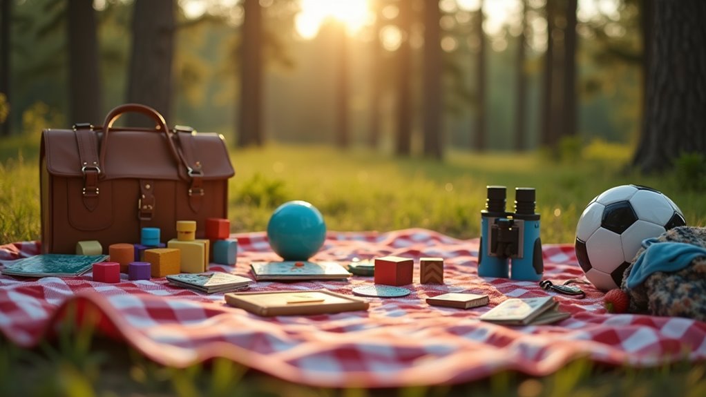 family camping entertainment planning