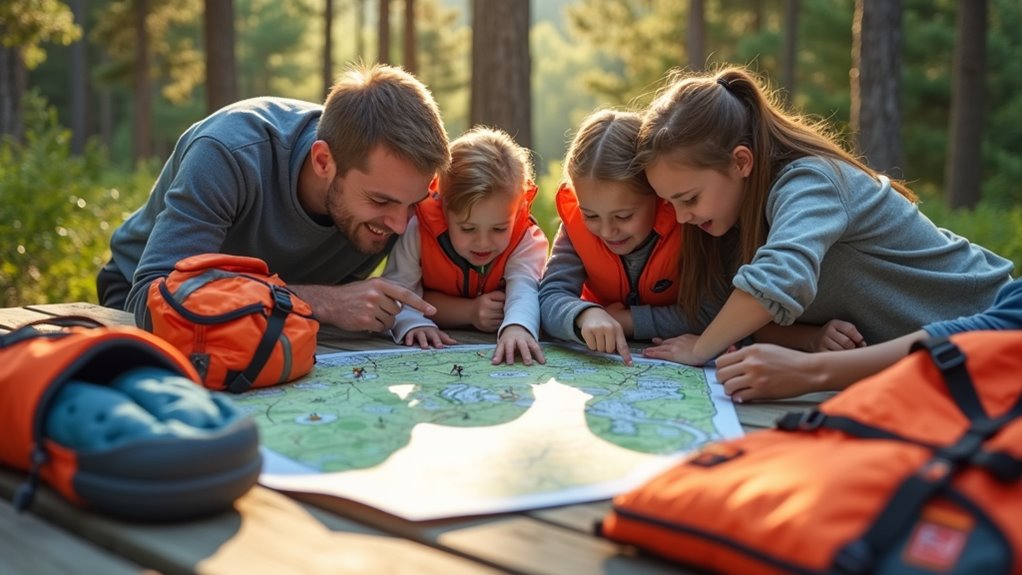 family friendly camping trip planning