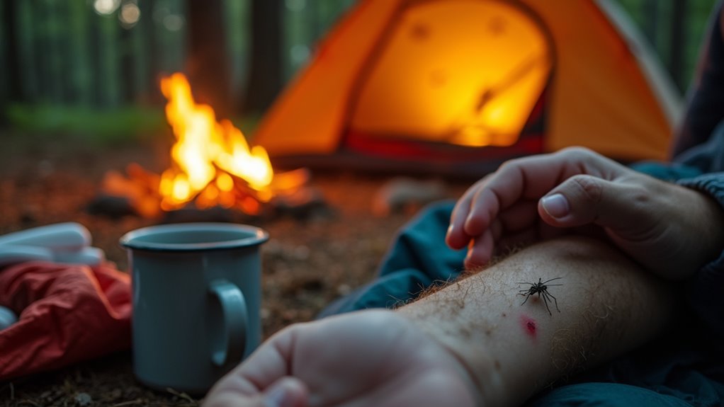 handling bites during camping