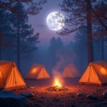 haunted halloween camping spots