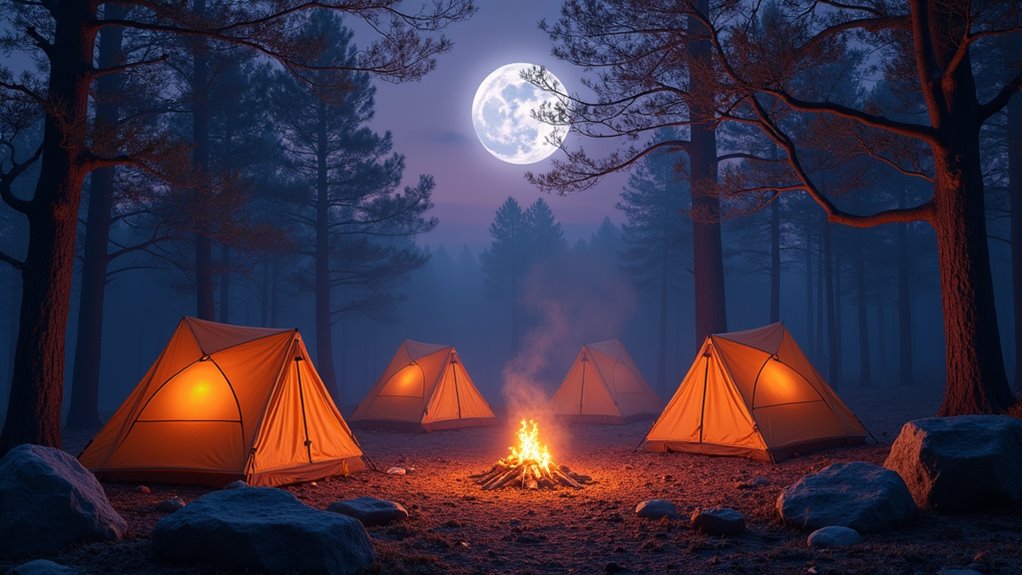 haunted halloween camping spots