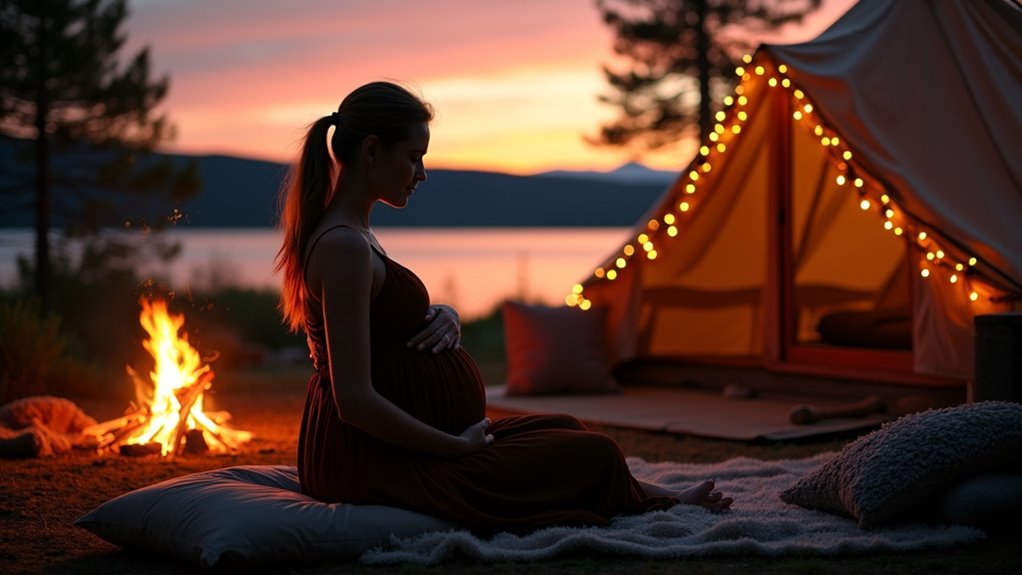 ideal outdoor prenatal getaway