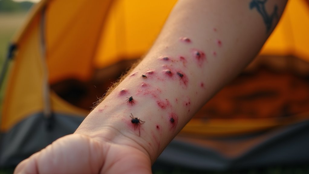 insects that bite outdoors