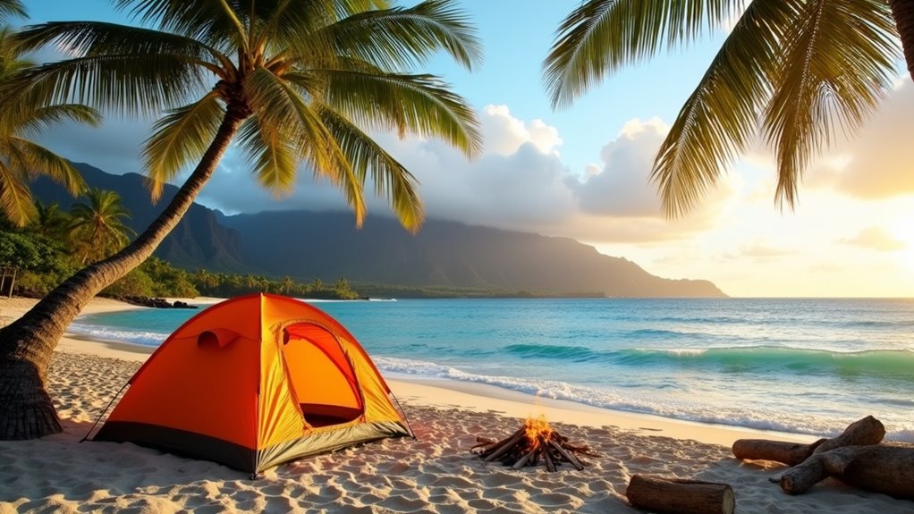 island beach camping opportunities