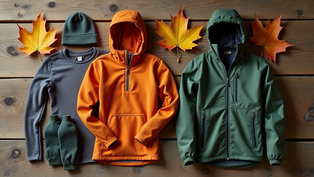 layered autumn clothing strategies