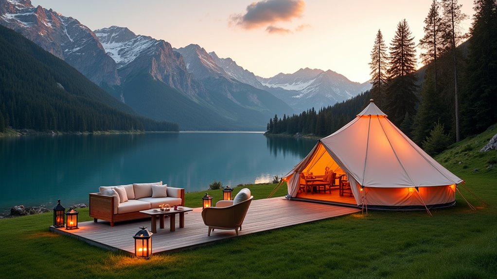 luxury camping in austria