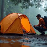 manage camping trip weather