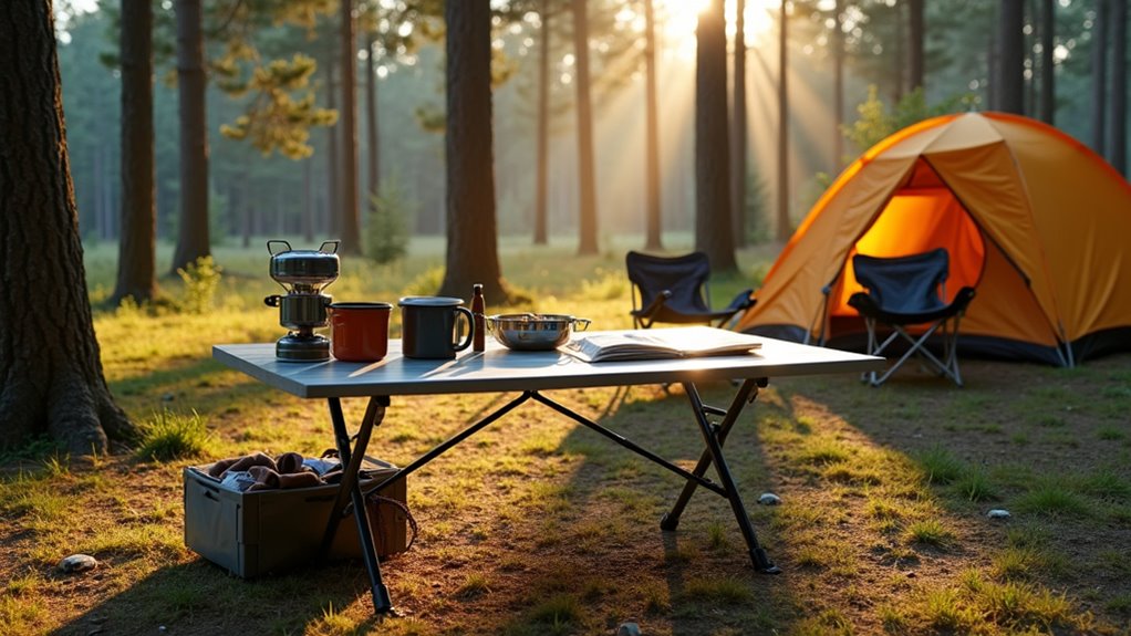 outdoor activity camping tables