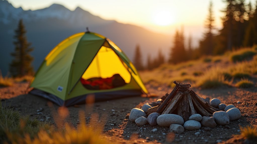 practice responsible camping behavior