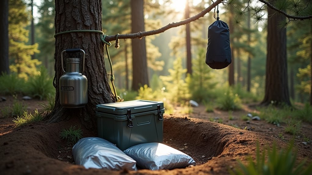 practice safe outdoor food handling