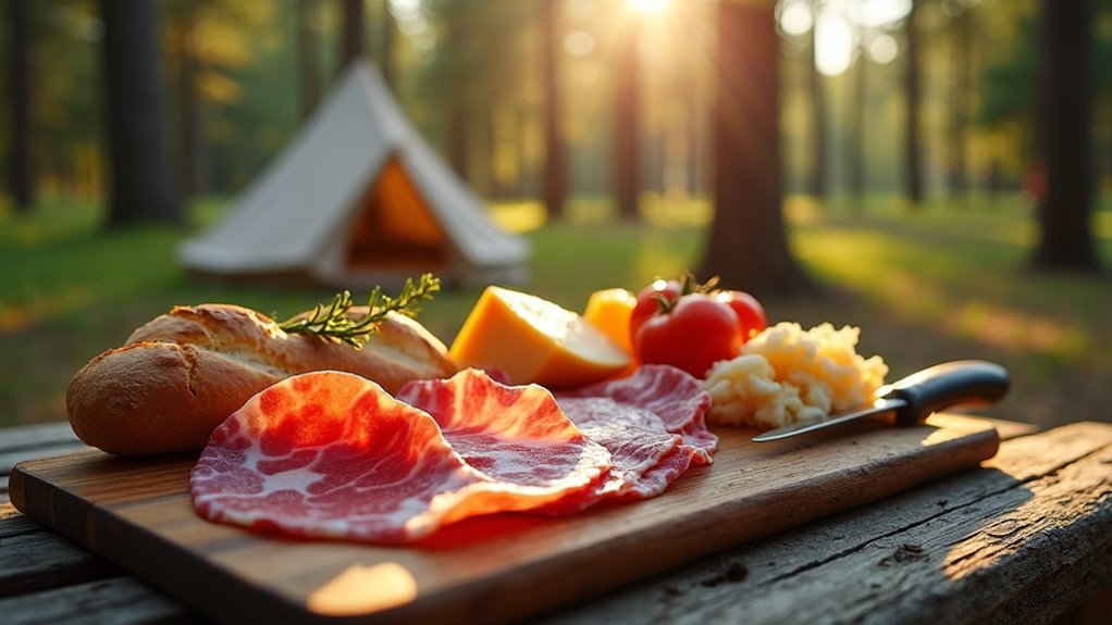 pre sliced camping deli meats