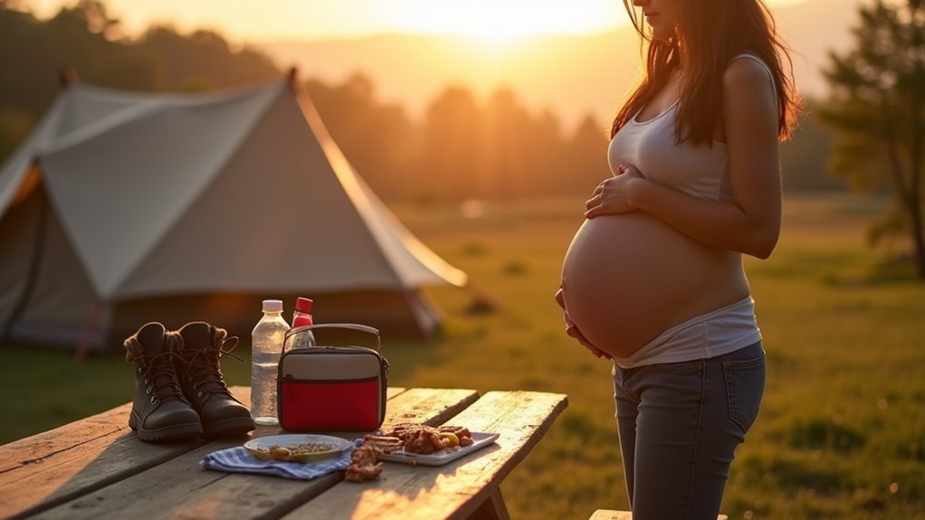 pregnancy camping packing guide