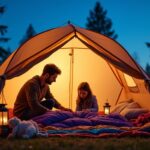 preparing kids for tent sleep