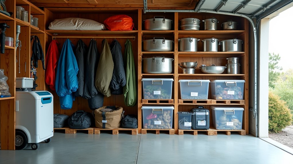 proper winter gear storage