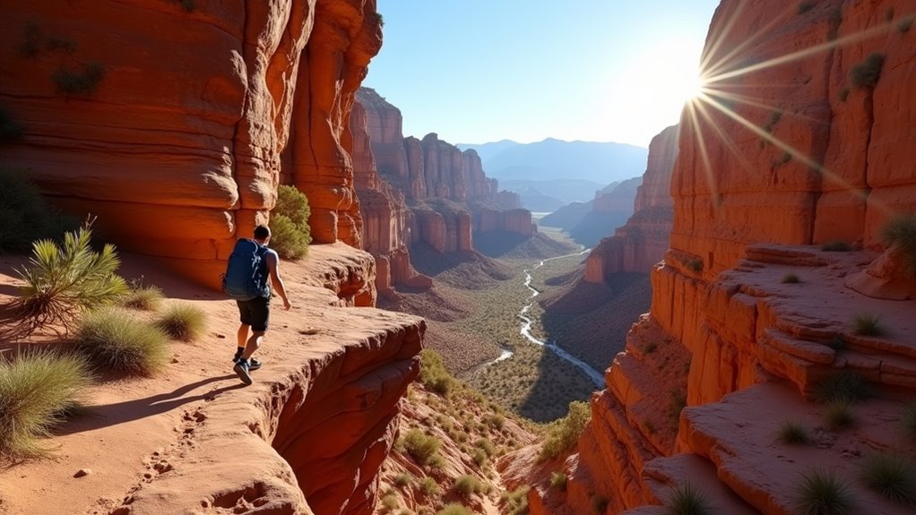 red rock canyon hiking paradise