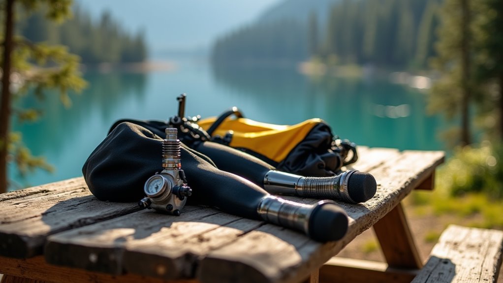 scuba gear camping safety