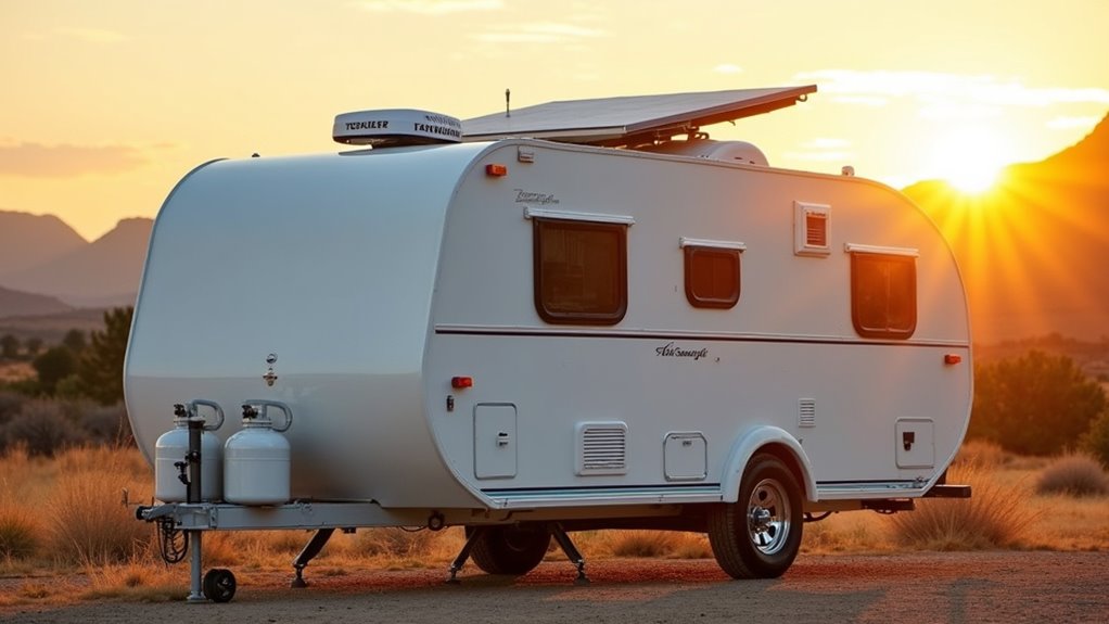 self contained camping trailer essentials
