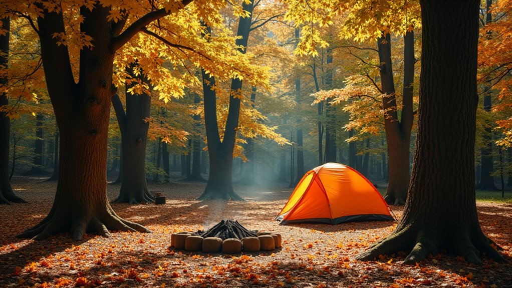 serene ohio camping spot