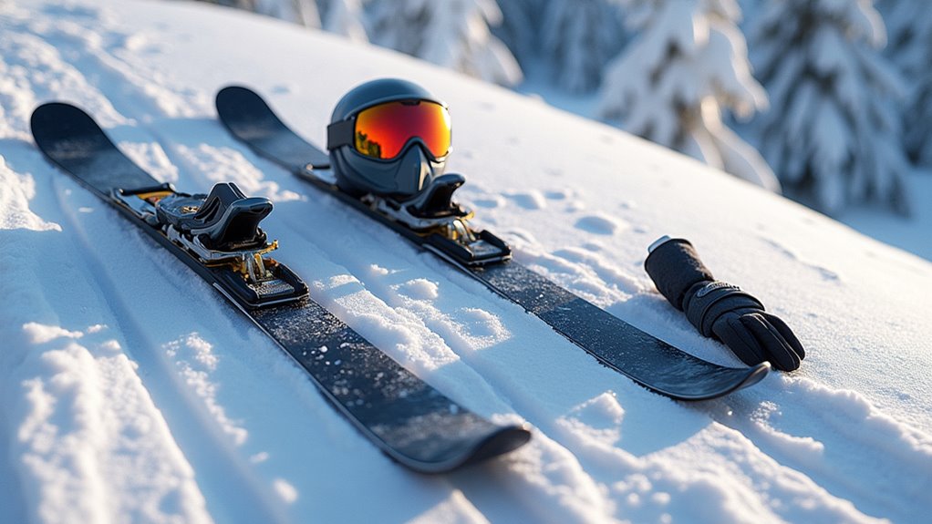 ski gear and lodging