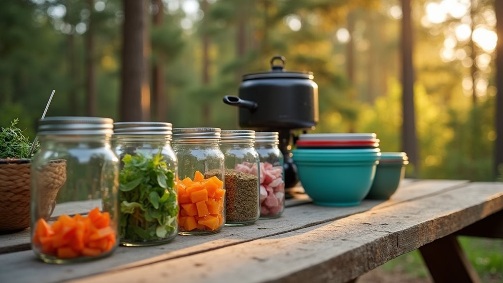 smart camping meal prep