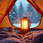 stay warm while camping