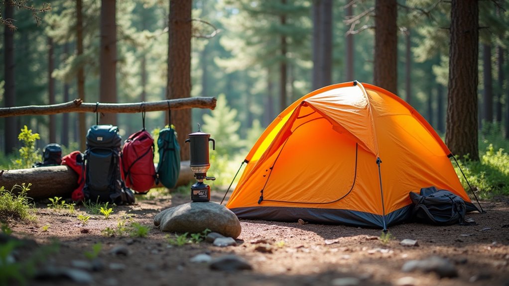 strategic campsite setup and organization