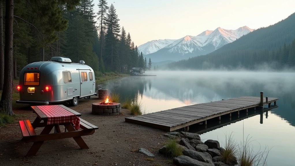 stunning forest service camping