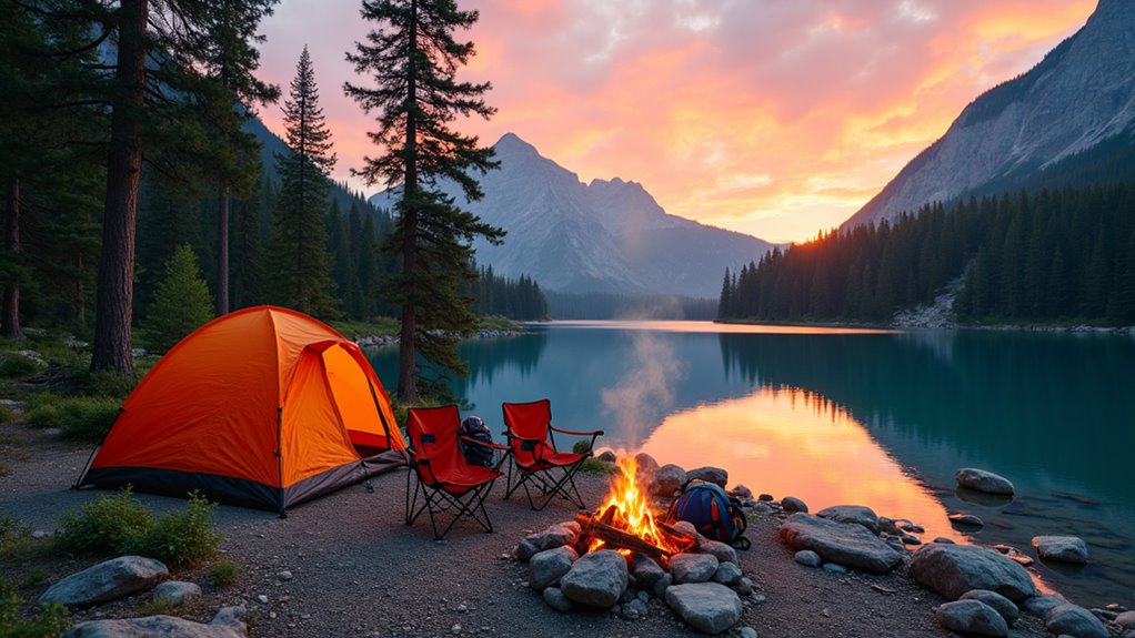 summer camping adventure outdoors