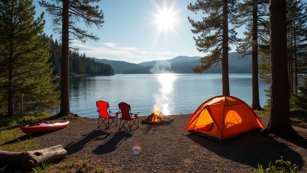 summer camping at bowdish