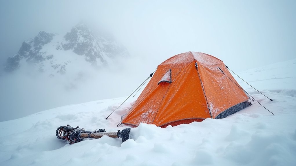 surviving snowy camping conditions