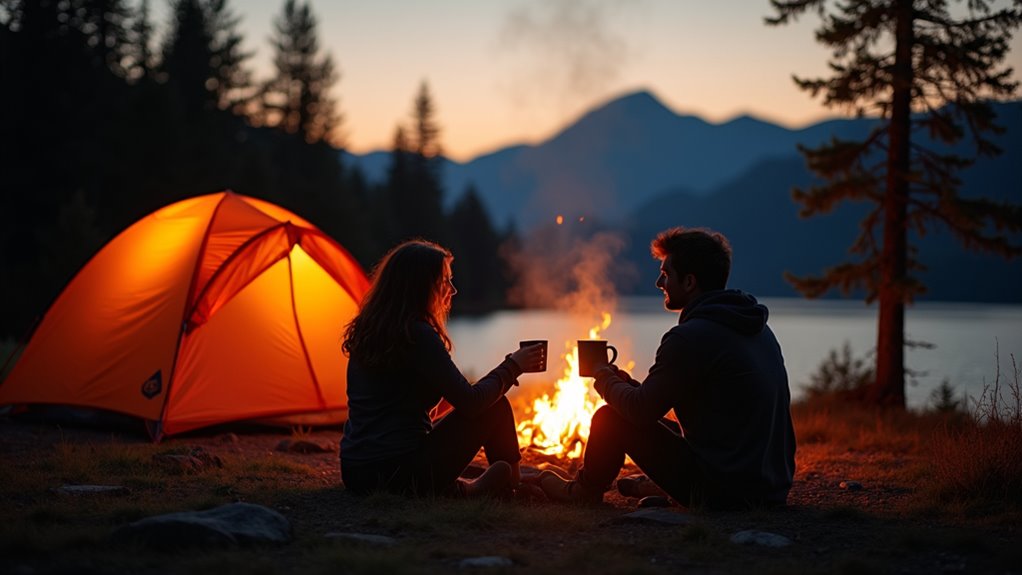 top romantic camping spots