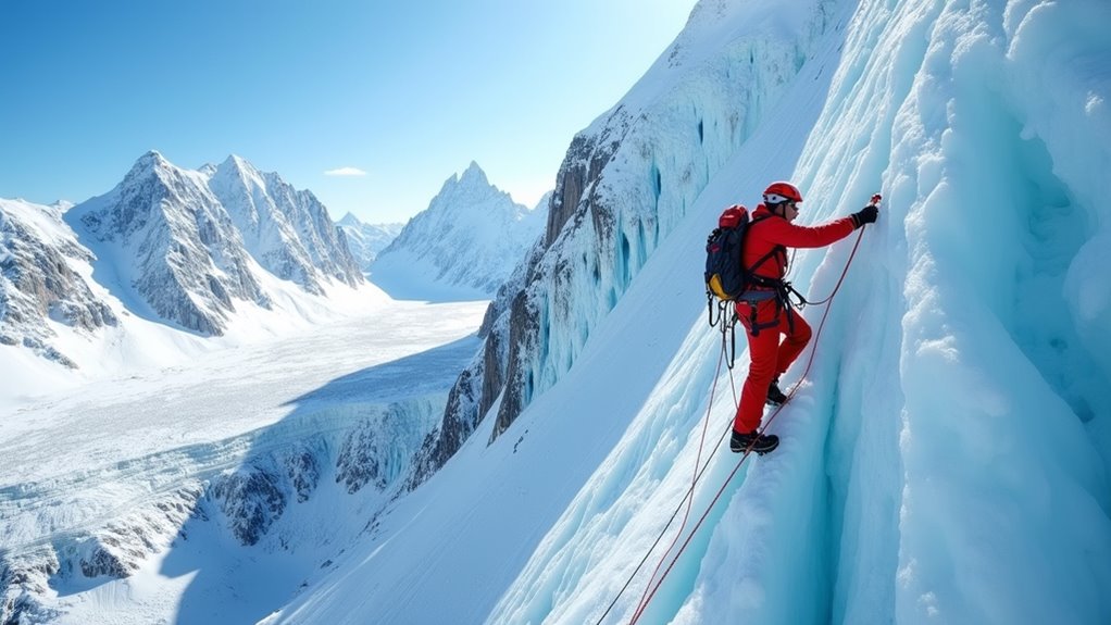 top us glacier climbing trails