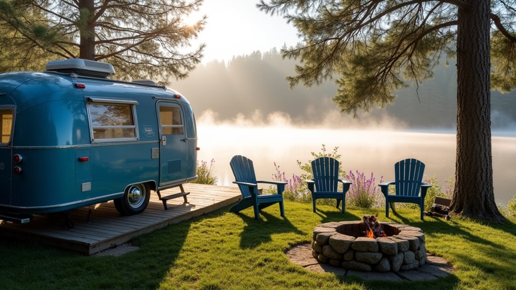 tranquil camping experience awaits