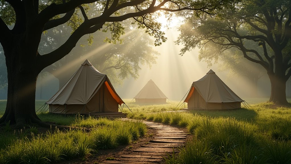 tranquil camping in ireland