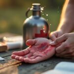 treating campfire burn injuries