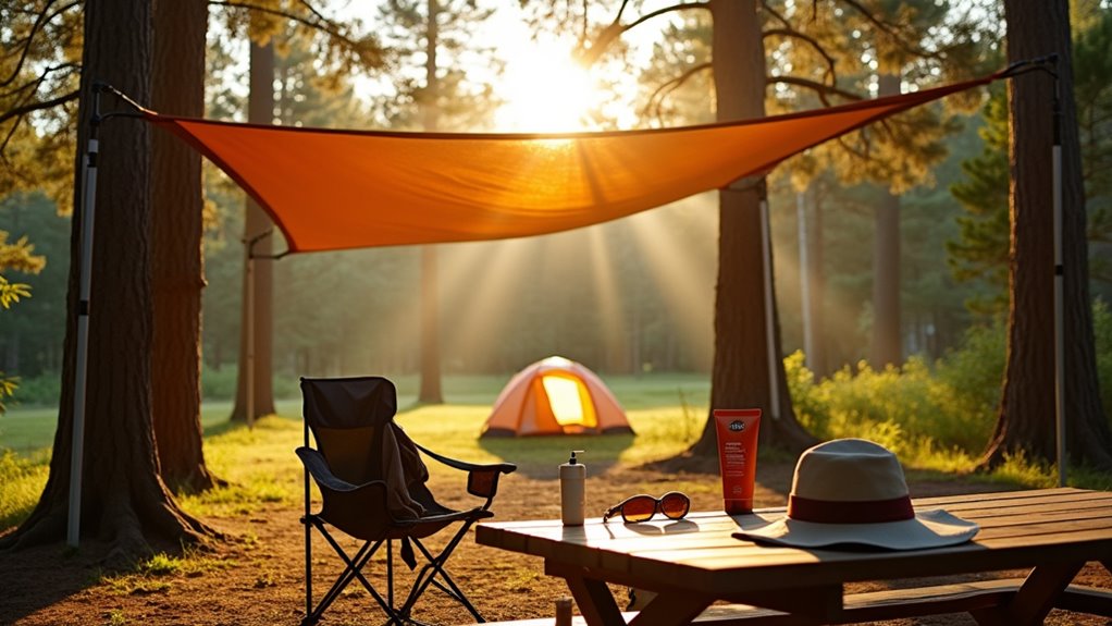 use sunscreen and protective clothing