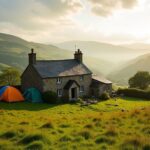 village camping in wales