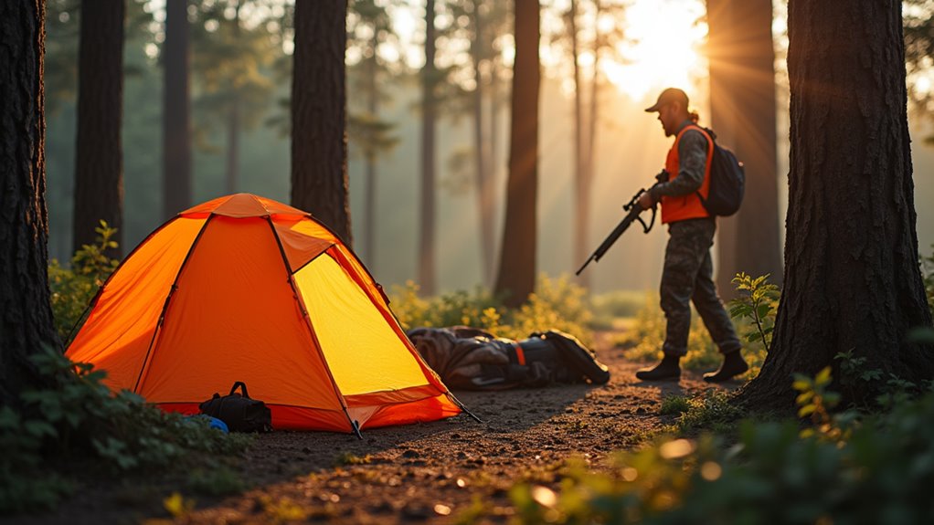 watch for hunters nearby