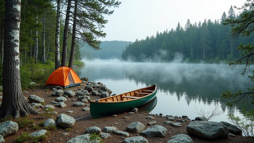 waterway camping at voyageurs