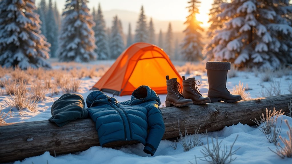 winter camping clothing advice