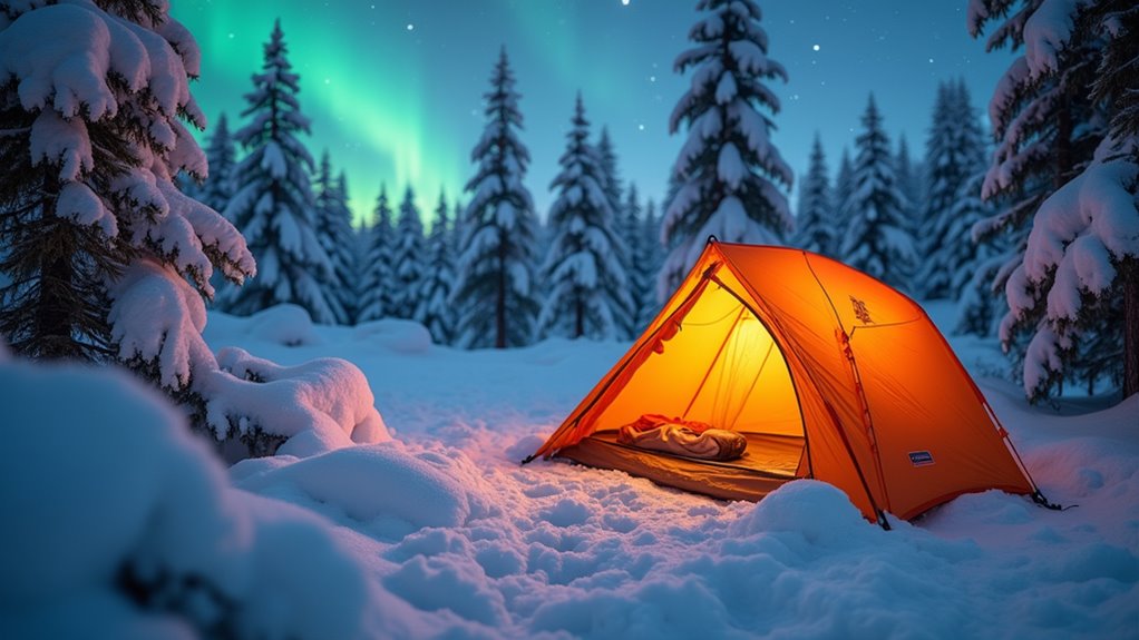 winter camping tent tips